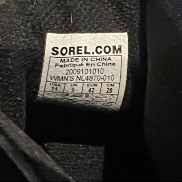 Sorel Black Chelsea Boots - Picture 7 of 7